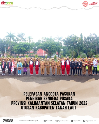 Pelepasan Pengibar Bendera Pusaka Provinsi Kalimantan Selatan Tahun 2022